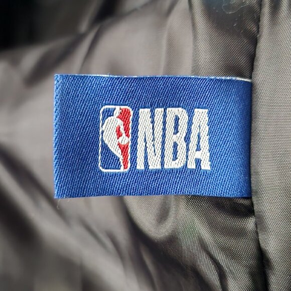 NBA Puffer Coat, Black, Size Large, New With Tags, Hoodie, Mens Basketball - Picture 3 of 16
